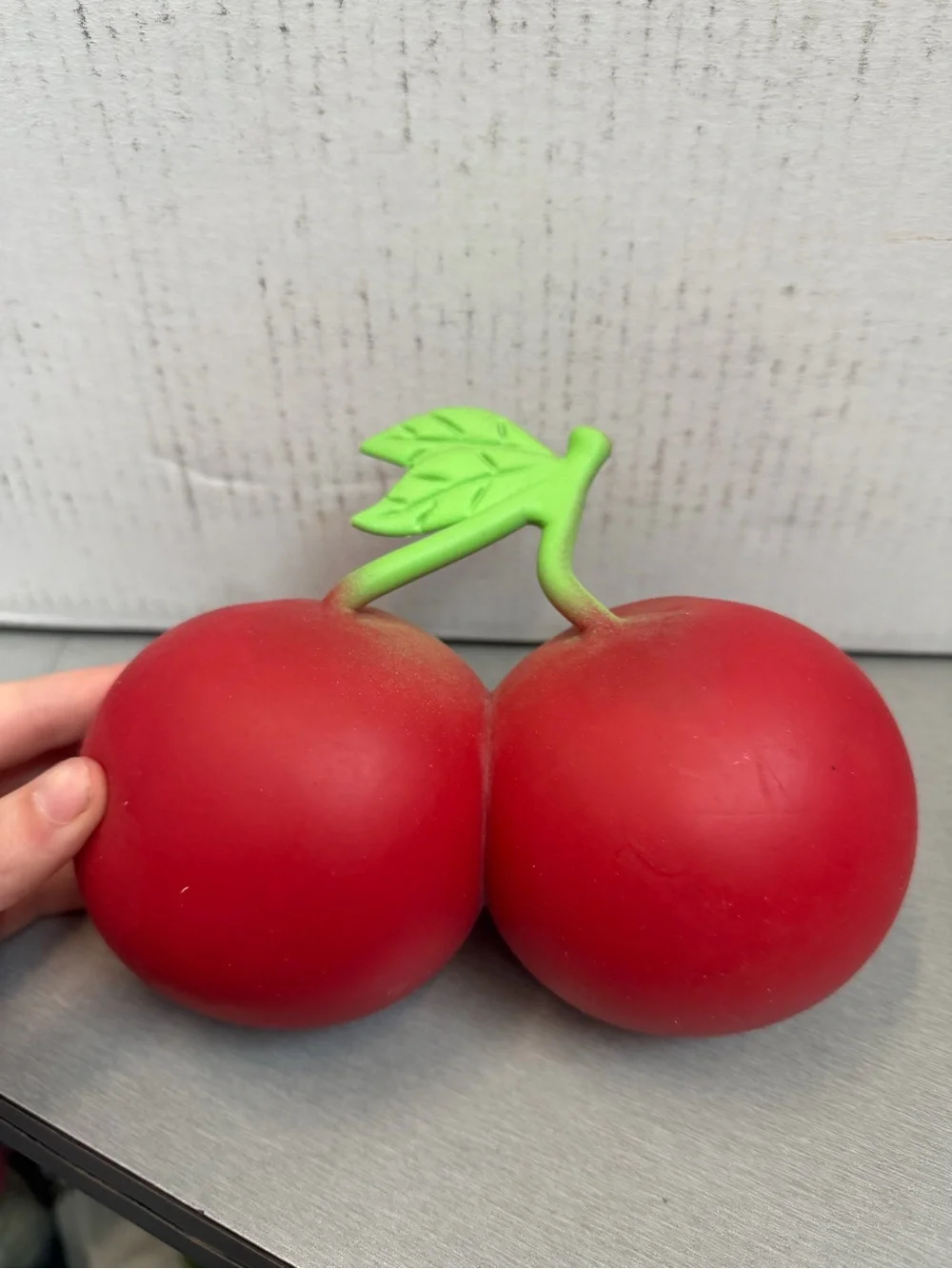 Toymendous Jumbo Squishy Cherry - Squeezy Sensory Stress Relief Toy - Like New